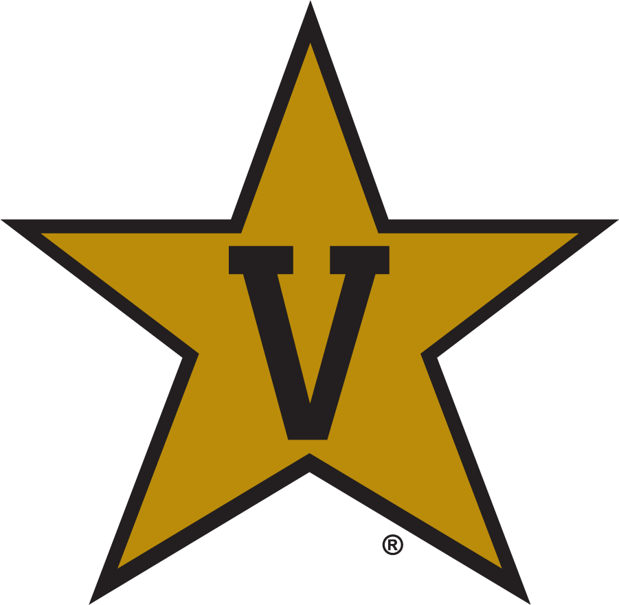Vanderbilt Commodores 1987-2008 Secondary Logo iron on transfers for T-shirts